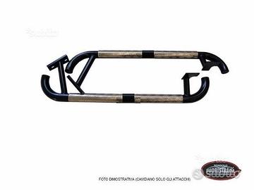 Pedane sottoporta Defender 110 con antiscivolo