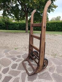 carrello da mulino per sacchi farina anni '30-40