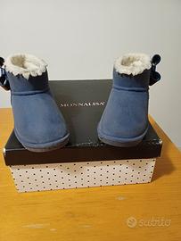 MONNALISA stivaletto blu bambina n°30
