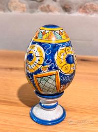 uovo in ceramica siciliano