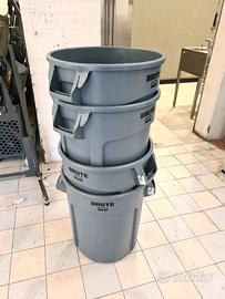 6 bidoni per raccolta immondizia usati