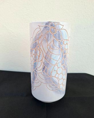 Vaso cilindrico vintage - ceramica artigianale