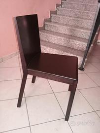 4 sedie in legno