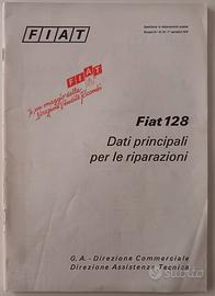 Manuale dati principali per riparazione FIAT 128