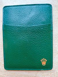 Rolex Porta Documenti Garanzia Pelle Anni 90