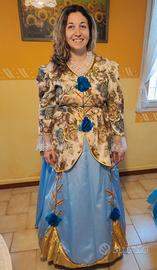 Vestito abito donna Tg 44 46 veneziana carnevale v