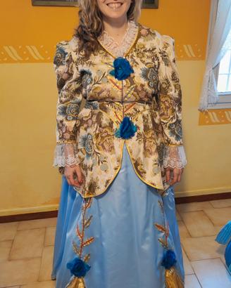 Vestito abito donna Tg 44 46 veneziana carnevale v