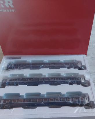 Rivarossi HR4016 - Set carrozze letti tipo MU FS (