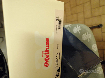 Sandali neri melluso numero 38