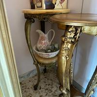 Coppia di tavolini stile barocco