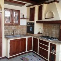 Cucina in muratura EXPO' castagno massello