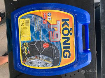 Catene da neve König T9 gruppo 070, 9 mm, NUOVE