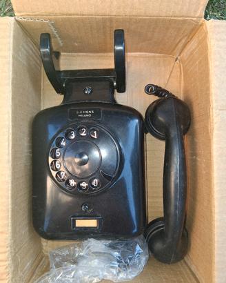 Telefono a muro Siemens vintage anni '40 '50
