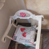 poltrona stile shabby