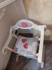 poltrona stile shabby