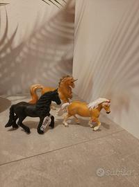 Lotto schleich figurine cavalli  stallone ecc.