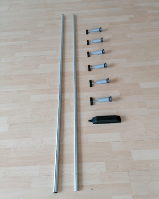 Impianto di 6 faretti a led