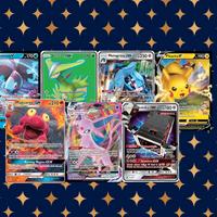 Pokémon GCC: pacchetti sette rare GX V a sorpresa