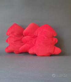 Albero di Natale 3pz. rosso cuscino con zip 