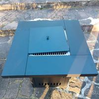 BBQ da esterno in acciaio verniciato, nuovo 