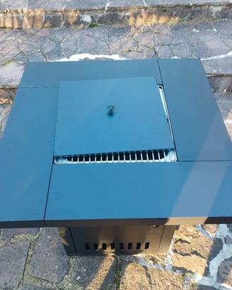 BBQ da esterno in acciaio verniciato, nuovo 