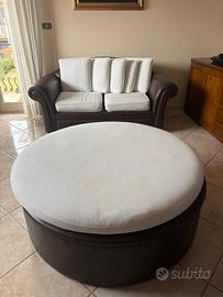 Divano e pouf