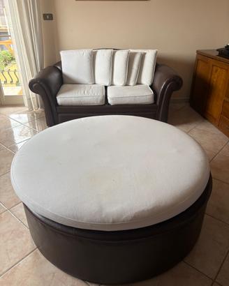 Divano e pouf