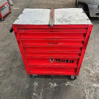 Carrellino Beta rosso con 7 cassetti