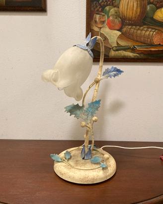 Lampade “Fiori Azzurri” Flaminia Firenze – Coppia
