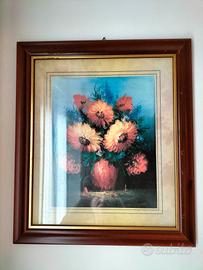2 quadri stampa floreale 