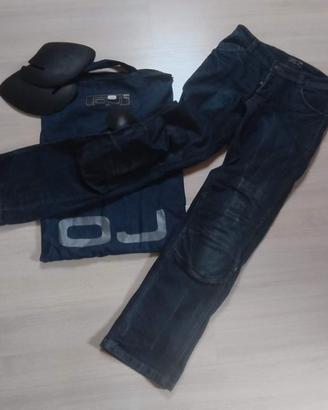 Jeans OJ moto in kevlar e cotone