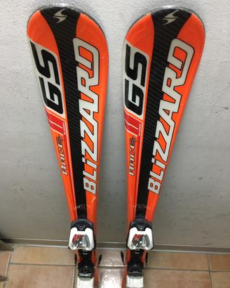 Sci bambino Blizzard; racchette; scarponi