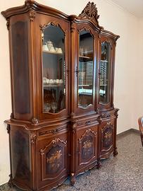 Vetrina legno massello