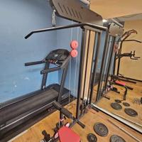 Macchina per lat pulldown e low row 