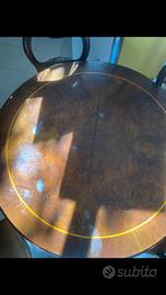 Tavolo con 4 sedie del 900