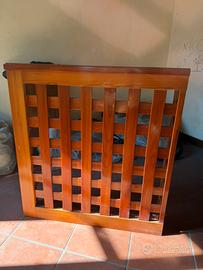 Copritermosifone in legno massello 79 x 85 cm
