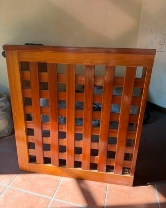 Copritermosifone in legno massello 79 x 85 cm