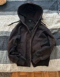 Felpa Zip up H&M oversize taglia S