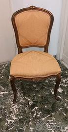 2 Sedie legno e stoffa 700"