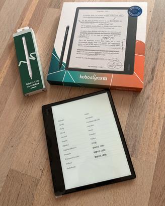 Kobo Elipsa 2E 10.3 Kobo Stylus 2 Bianca Originale
