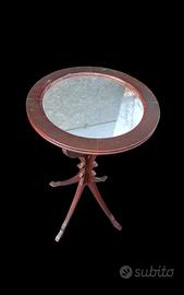 Antico tavolinetto Thonet con piano a specchio