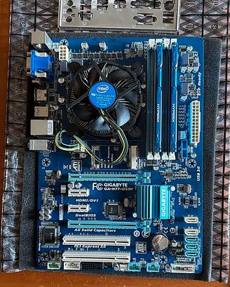 combo ga h77-ds3h + i7 3770 + ddr3 16 gb 1600 mhz