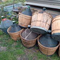 Damigiane varie dimensioni 