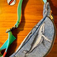 Marsupio fatto a mano – fantasia sub-balene