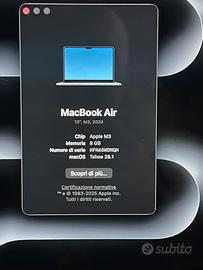 Macbook air m3