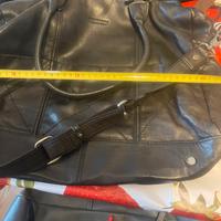 Borsa a tracolla in pelle Pourchet