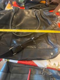 Borsa a tracolla in pelle Pourchet