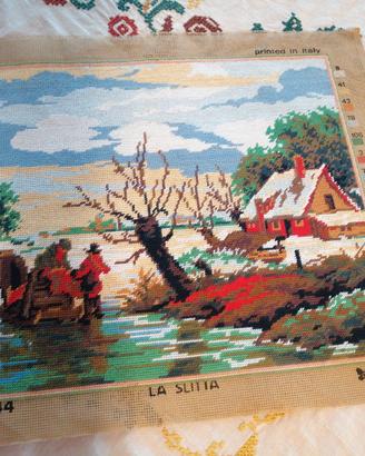 Quadro a Mezzo Punto Fatto a Mano
