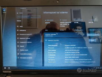 computer  portatile toshiba