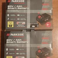 2 Batterie Smart Parkside 4AH X20V TEAM 